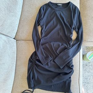 unworn black tight stretchy dress, women’s small